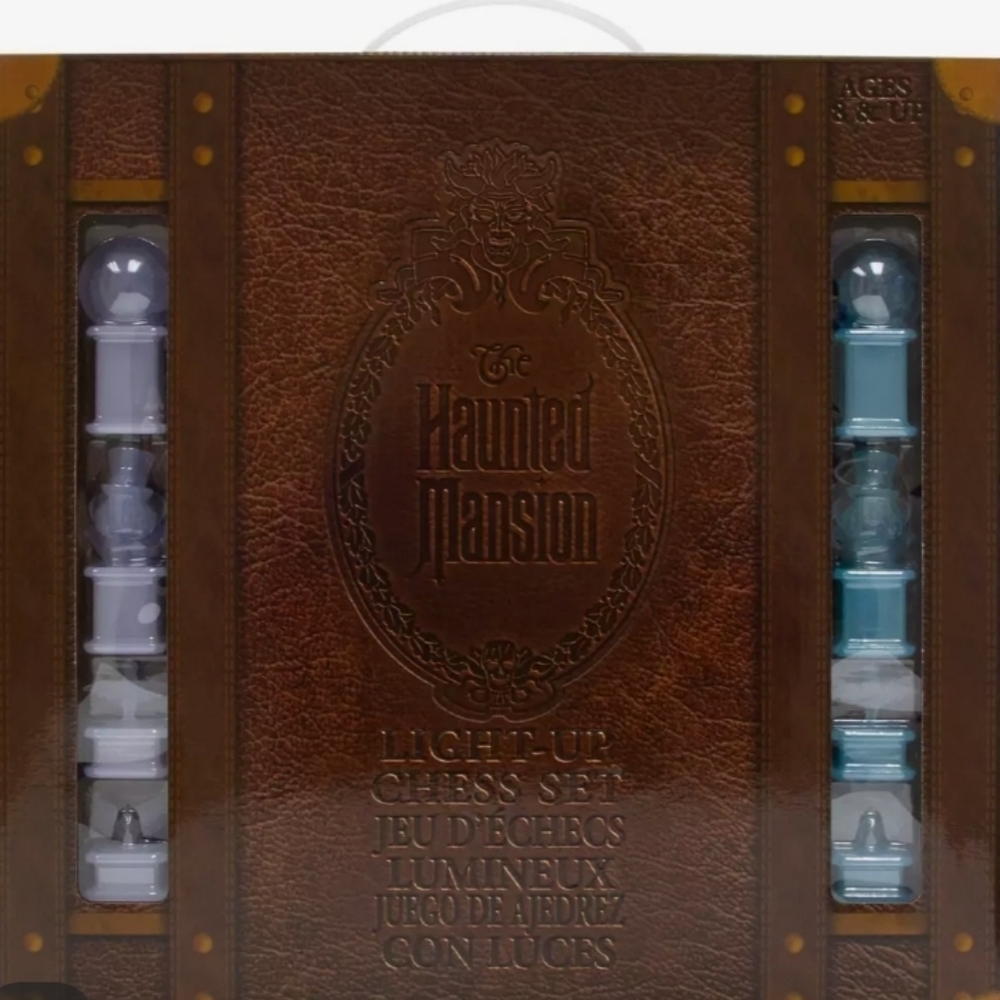 The Haunted Mansion Light-Up Chess Set